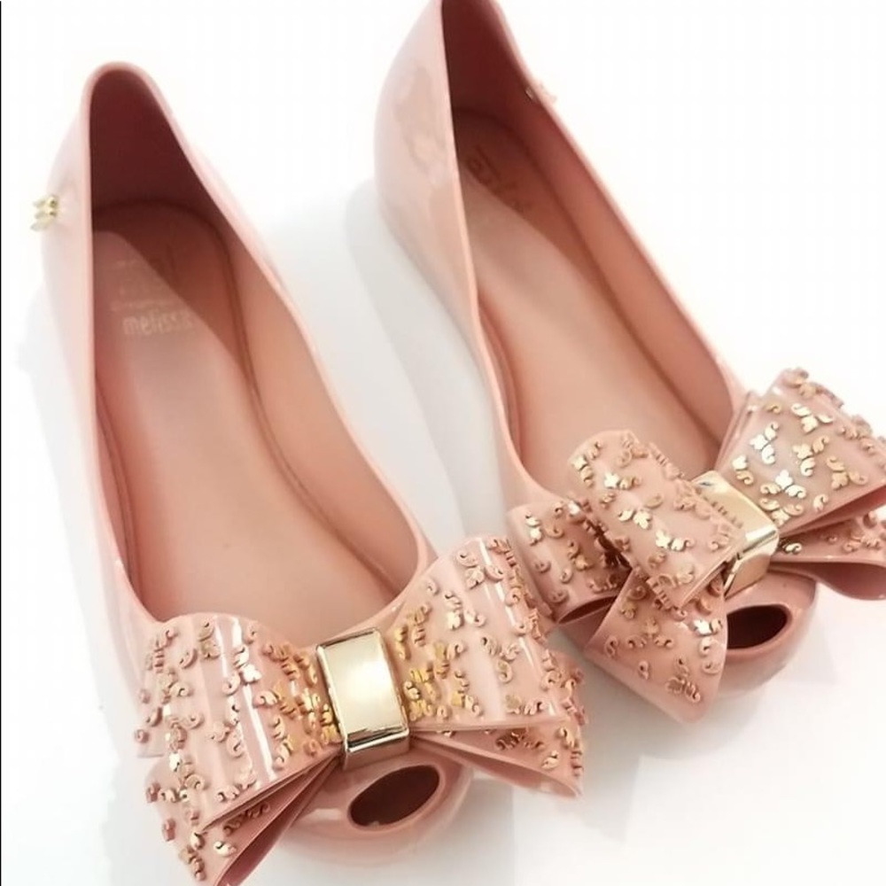 Mini Melissa Bow Peep Toe